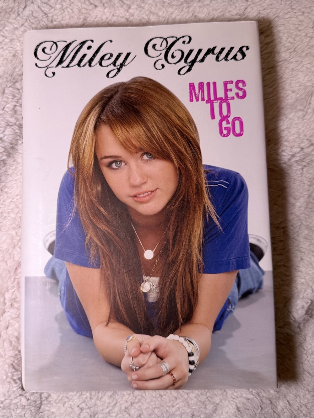 Miley Cyrus "Miles to Go" Hardcover Book